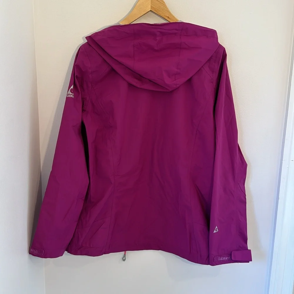 GERRY Womens Purple Pink Magenta Rain Jacket Lightweight Waterproof Size SMALL - Picture 7 of 9
